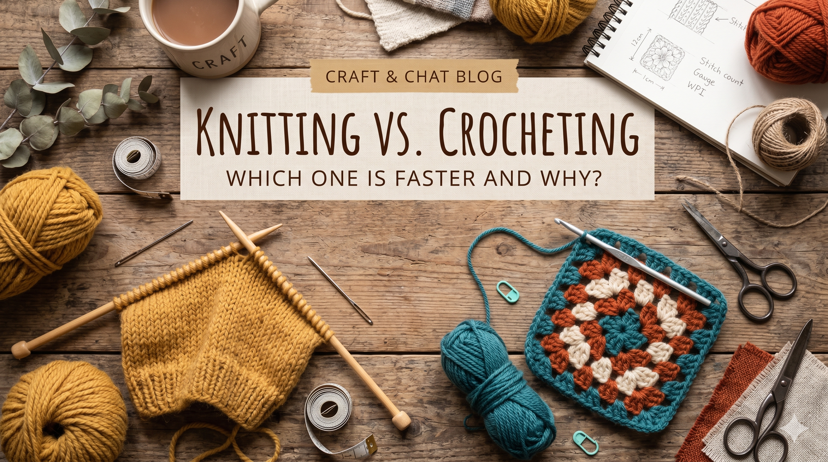 Knitting vs. Crocheting: Which One Is Faster and Why?