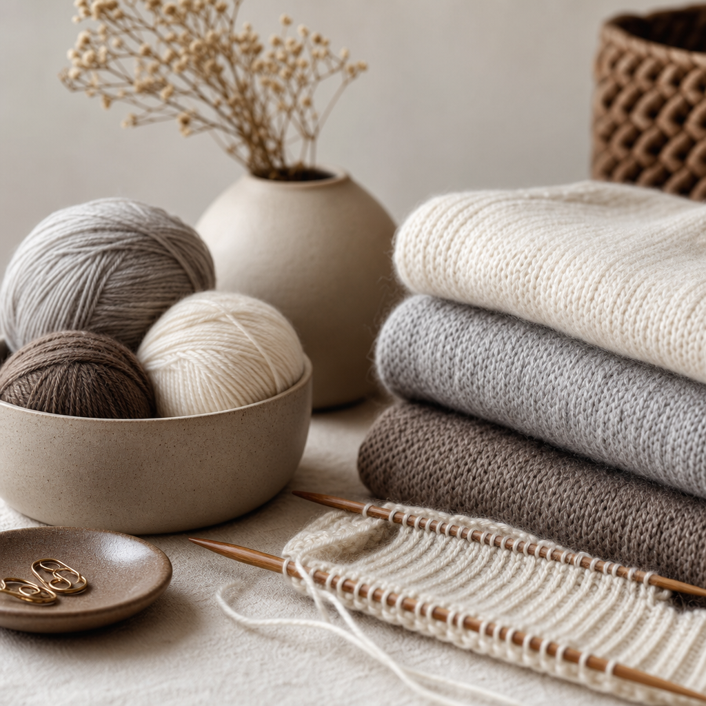 Quiet Luxury Knitting: Minimalist Patterns for a High-End Wardrobe