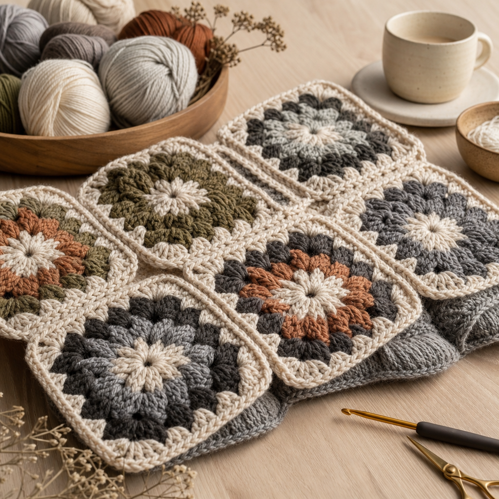 Granny Squares, But Make It Modern: Fresh Takes on a Classic Crochet Motif