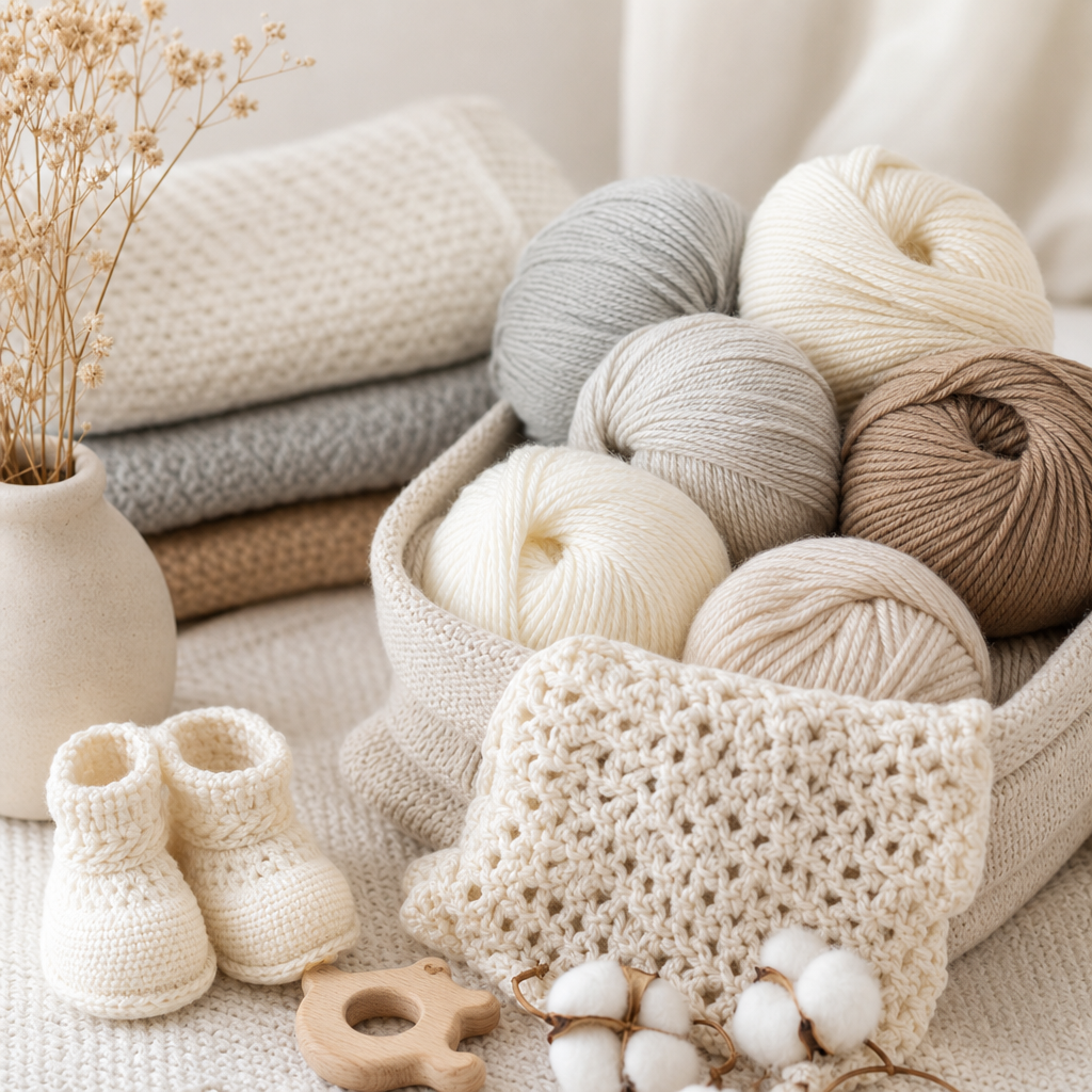 Choosing Yarns for Sensitive Baby Skin: Safety First Tips.