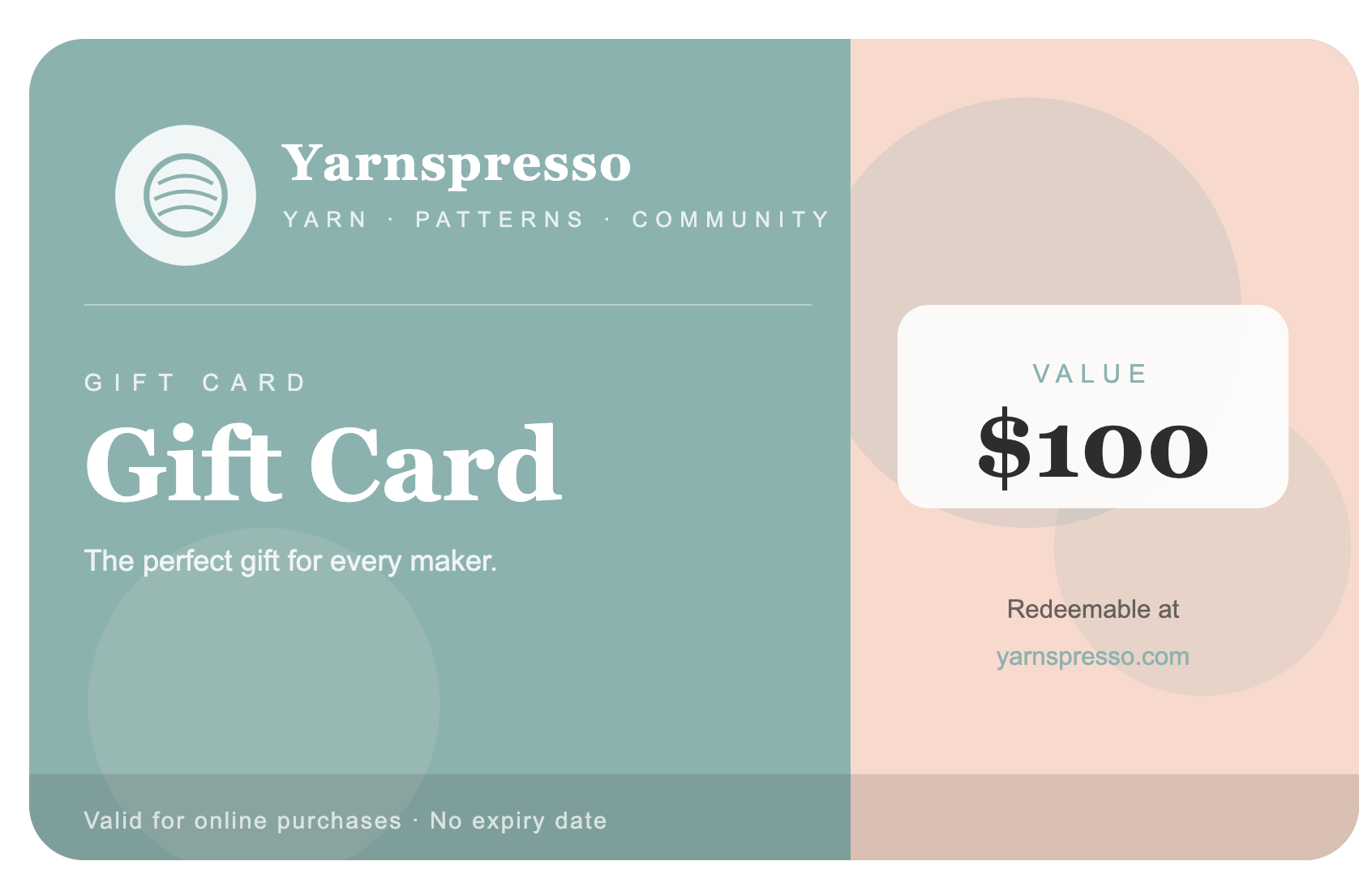 Yarnspresso Gift Card