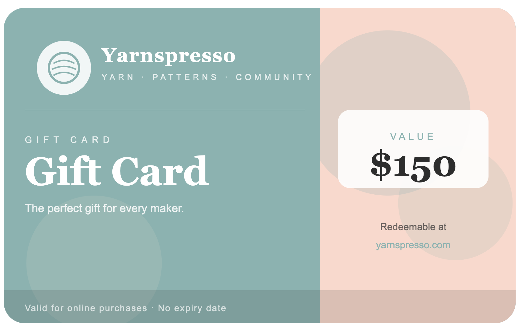 Yarnspresso Gift Card