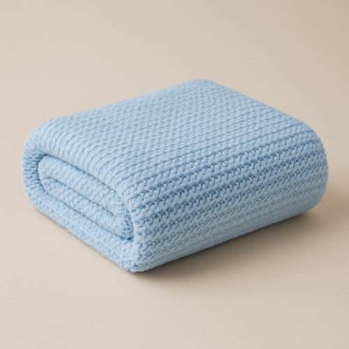 Yarnspresso — Blue Skies Baby Blanket — Baby Dream Baby Blue Knitting Pattern