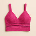 Yarnspresso — Fuchsia Summer Crop Top — Crochet Pattern