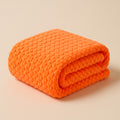 Yarnspresso — Neon Velvet Baby Blanket — Velvet Baby Neon Orange Knitting Pattern