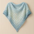 Yarnspresso — Seaside Breeze Boho Lace Shawl — Cakes Blues Baby Baby Blue, White, Mint Green, Grey, Pu Knitting Pattern