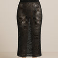 Yarnspresso — Sheer Velvet Mesh Beach Skirt Cover-up — Knitting Pattern