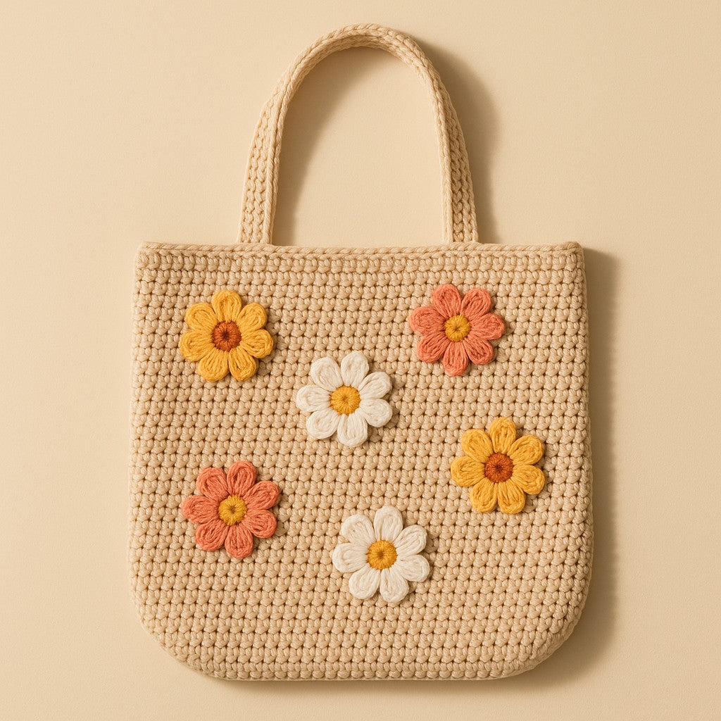 Yarnspresso — Summer Blooms Beach Tote