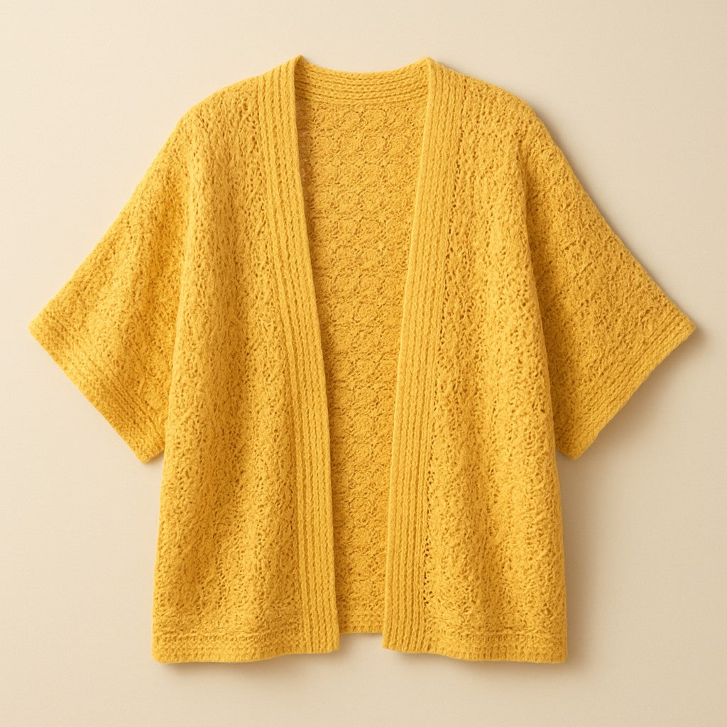 Yarnspresso — Sunlit Waves Beach Kimono — Knitting Pattern