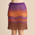 Yarnspresso — Sunset Waves Mesh Beach Skirt — Knitting Pattern