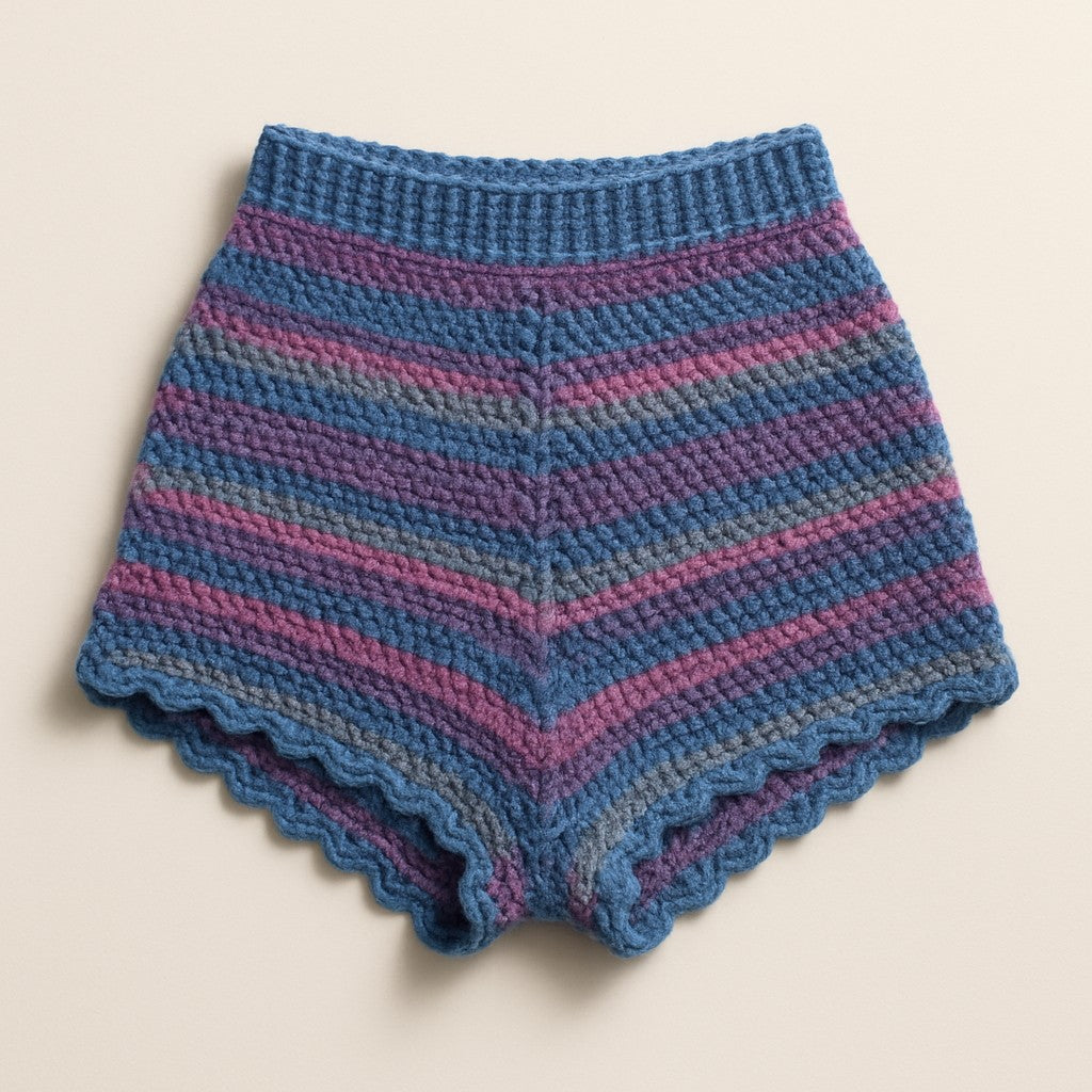 Yarnspresso — Vibrant Festival Crochet Shorts — Crochet Pattern